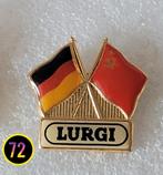 Pin Lurgi 2 vlaggen, Verzenden, Gebruikt, Overige onderwerpen