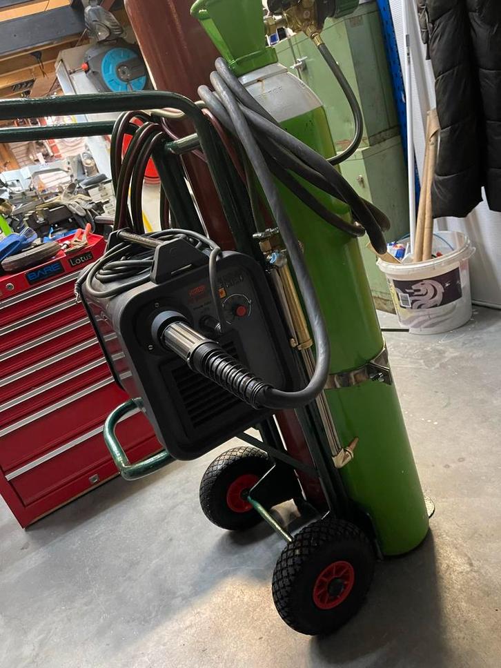 Cebora snijbranderset met extras, Doe-het-zelf en Verbouw, Gereedschap | Lasapparaten, Zo goed als nieuw, Overige typen, 150 tot 250 ampère
