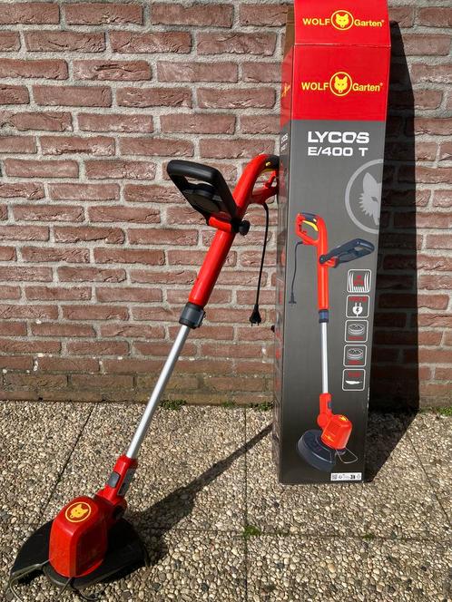 Z.g.a.n. WOLF-Garten Lycos E/400 T - Elektrische trimmer, Tuin en Terras, Grastrimmers, Zo goed als nieuw, Elektrisch, 10 tot 30 cm
