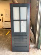 Nieuwe hardhouten achterdeur, Ophalen, 80 tot 100 cm, Nieuw, Buitendeur