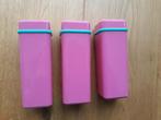 3 fleurige vierkante opberg busjes NIEUW, Ophalen of Verzenden, Nieuw