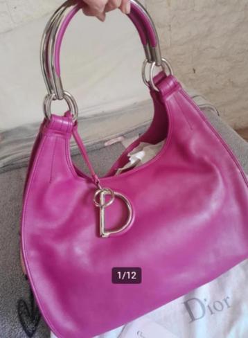 ECHTE DIOR PRACHT TAS VAN LEER * Nieuwstaat * beschikbaar voor biedingen