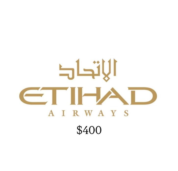 Etihad Airways Tegoed, Tickets en Kaartjes, Kortingen en Cadeaubonnen, Eén persoon, Overige typen, Cadeaubon