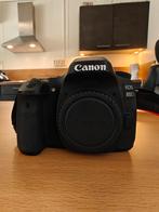 Canon 80D 6481 clicksmet 2 lenzen en Flitser in nieuwstaat., Ophalen, Zo goed als nieuw, Spiegelreflex, Canon