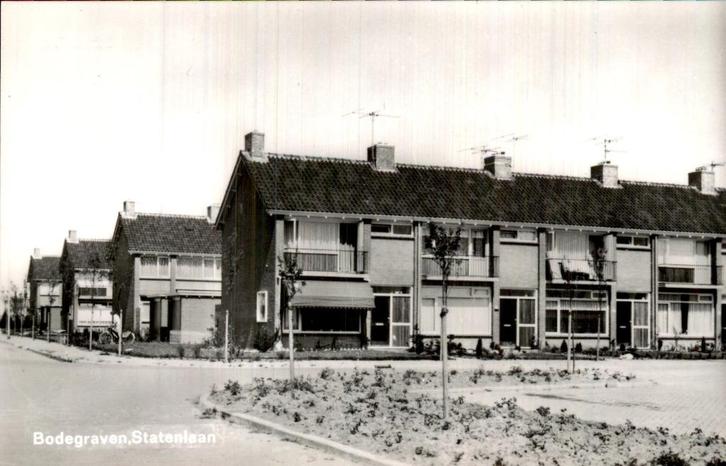Bodegraven - Statenlaan, Verzamelen, Ansichtkaarten | Nederland, Ongelopen, Zuid-Holland, Voor 1920, Ophalen of Verzenden