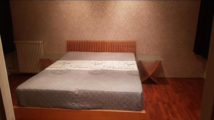 Prachtig compleet bed 160x200 incl. nachtkastjes en matras, Huis en Inrichting, Slaapkamer | Complete slaapkamers, Gebruikt, Tweepersoons