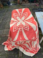 Wollen deken, vintage, Huis en Inrichting, Woonaccessoires | Plaids en Woondekens, Ophalen of Verzenden, Gebruikt