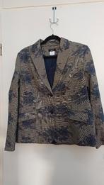 Delmod jasje, grijs geruit met blauw, maat 40, gevoerd, Maat 38/40 (M), Delmod, Ophalen of Verzenden, Zo goed als nieuw