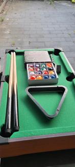 Mini Pool tafel zo gloed als nieuw + voetbaltafel, Sport en Fitness, Ophalen, Gebruikt, Pooltafel