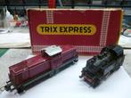 Trix  lokjes  2 stuks, Hobby en Vrije tijd, Modeltreinen | H0, Wisselstroom, Gebruikt, Brug, Tunnel of Gebouw, Trix
