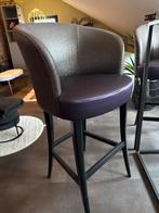 Design Hoge Tafel met 4 Club Stoelen, Ophalen, Nieuw, 90 cm of meer, Metaal