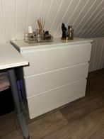 Malm 3 ladekast  Ikea, Huis en Inrichting, Kasten | Ladekasten, Zo goed als nieuw, 3 of 4 laden, Minder dan 100 cm, 25 tot 50 cm