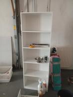 Witte Kast / Boekenkast met 5 Planken, Ophalen, Met plank(en), Gebruikt, Modern