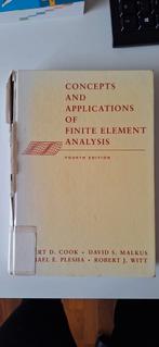 Concepts and applications of finite element analysis, Boeken, Encyclopedieën, Gelezen, Ophalen of Verzenden