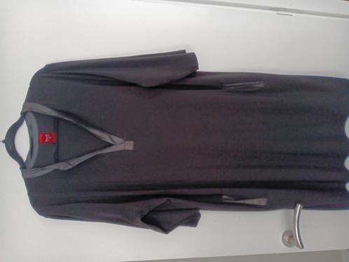 Te Koop: ONLY-M Jurk/Tuniek,  mt 48. Zwart/Leer (J-60), Kleding | Dames, Grote Maten, Zo goed als nieuw, Jurk, Zwart, Ophalen of Verzenden