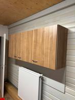 2 stuks keuken kasjes 120 br / 60 br /, Ophalen, Zo goed als nieuw, Bruin, Overige typen