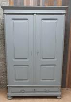 Grote brocante meidenkast kledingkast linnenkast servieskast, Ophalen