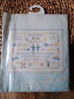 Vintage Lanarte borduurpakket - merklap / geboorte, Ophalen of Verzenden, Nieuw, Borduurpakket