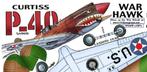 Curtis P-40 Warhawk - papieren bouwplaat, Hobby en Vrije tijd, Modelbouw | Vliegtuigen en Helikopters, Verzenden, Nieuw, Vliegtuig