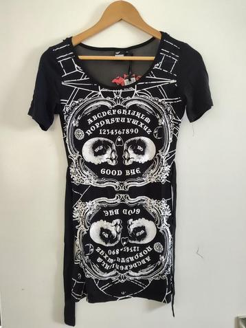 Banned - Spirit Board Mirror Skull Dress - Maat 36 / S beschikbaar voor biedingen