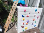 Tuin speeltoestel klimwand met glijbaan en Schoolbord, Ophalen, Gebruikt, Glijbaan, Aanbouwonderdeel