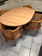 Keukentafel / tafel, Huis en Inrichting, Tafels | Eettafels, Ophalen, Gebruikt, Vier personen, Ovaal