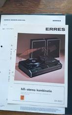 Erres SX 6852/sg1312 folders en prijslijst, Ophalen of Verzenden, Gebruikt, 100 cm of meer, Philips