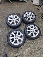 4x dunlop winterbanden met lichtmetalen velgen. 195/50R15, Auto-onderdelen, Banden en Velgen, Ophalen, Gebruikt, 15 inch, Banden en Velgen