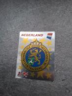 Panini sticker Euro 96 Engeland. Embleem Nederland., Verzenden, Zo goed als nieuw, Sticker