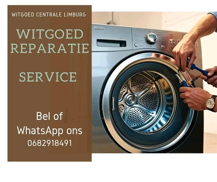 Witgoed reparatie service, Witgoed en Apparatuur, Wasmachines, Minder dan 85 cm, 1200 tot 1600 toeren, Ophalen