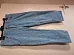 Leuke capri jeans met print. Maat 38, Ophalen of Verzenden, Zo goed als nieuw, Blauw, W30 - W32 (confectie 38/40)
