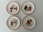 Wedgwood Windsor Christmas kerst Petit Four bordjes 4X, Huis en Inrichting, Keuken | Servies, Ophalen of Verzenden, Zo goed als nieuw