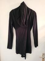 Zaatxchi Top met waterval hals zwart maat M, Kleding | Dames, Tops, Maat 38/40 (M), Zaatxchi, Zwart, Ophalen of Verzenden