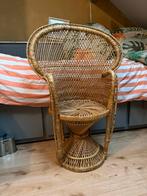 Rieten poppen stoel, Huis en Inrichting, Stoelen, Ophalen, Bruin, Zo goed als nieuw, Eén
