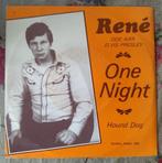 René ode aan Elvis Presley - One Night, Cd's en Dvd's, Vinyl Singles, Pop, Gebruikt, Ophalen of Verzenden, Single