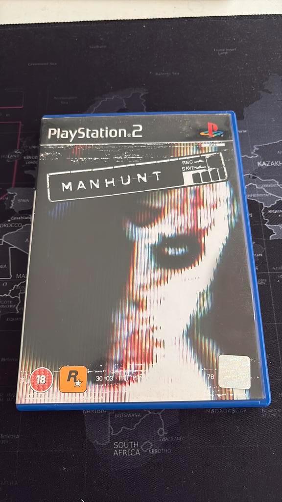 Manhunt, PS2, CIB, Spelcomputers en Games, Games | Sony PlayStation 2, Zo goed als nieuw, Overige genres, 1 speler, Vanaf 18 jaar
