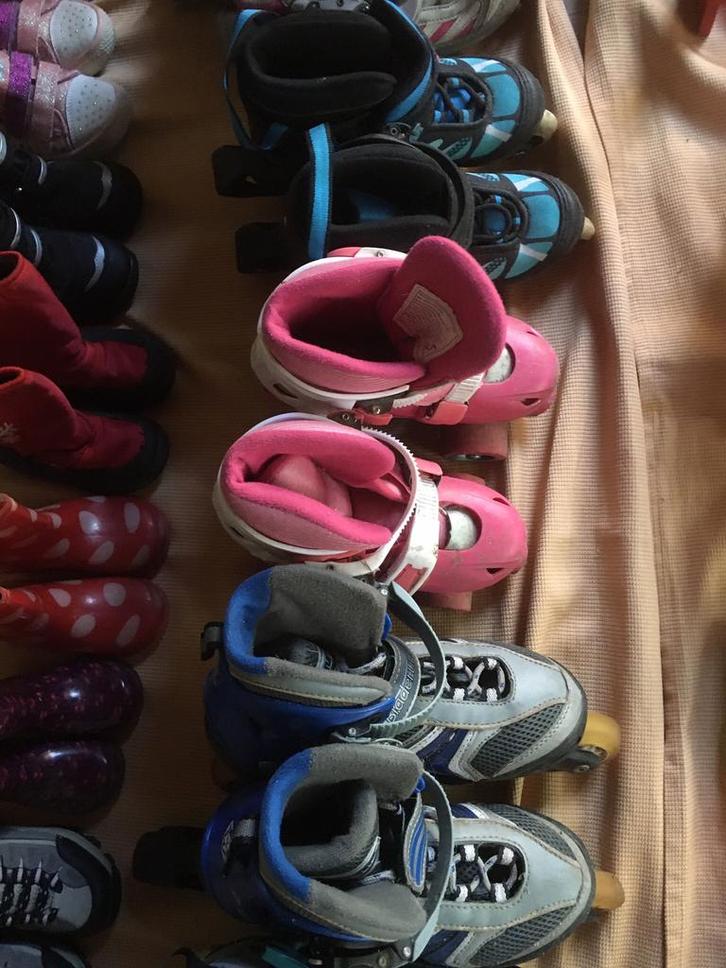 Skeelers, Kinderen en Baby's, Speelgoed | Buiten | Rolschaatsen, Gebruikt, Dames, Heren, Kinderen, Verstelbaar, Ophalen of Verzenden