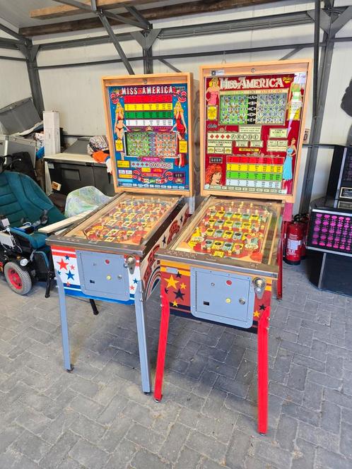 2x Bally Miss America Bingokast Flipperkasten, Verzamelen, Automaten | Flipperkasten, Gebruikt, Mechanisch, Flipperkast, Bally