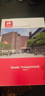 Reader Transportrecht Hogeschool Rotterdam, Boeken, Studieboeken en Cursussen, Gamma, Onbekend, Gelezen, HBO