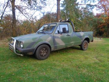 Militaire Volkswagen Golf MK1 1.6 diesel Caddy/ Pick up beschikbaar voor biedingen