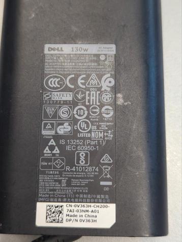Dell 130W Adapter - Getest & Werkend! beschikbaar voor biedingen