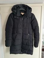 Zwarte gewatteerde h&m lange winterjas met capuchon maat 34, Kleding | Dames, H&M, Ophalen of Verzenden, Maat 34 (XS) of kleiner
