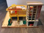 Vintage retro Fisher Price garage, Kinderen en Baby's, Speelgoed | Fisher-Price, Ophalen of Verzenden, Gebruikt, Speelset