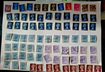 Britse Postzegels - Koningin Elizabeth II Collectie beschikbaar voor biedingen