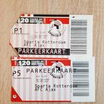 Ticket SPARTA - AFC AJAX 3-05-09 & parkeerkaart 2007 & 2009, Verzenden, Gebruikt, Ajax, Overige typen