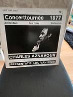 Charles aznavour concerttournee 1977 amsterdam den haag lp, Cd's en Dvd's, Vinyl | Pop, Ophalen of Verzenden, 1960 tot 1980, Zo goed als nieuw