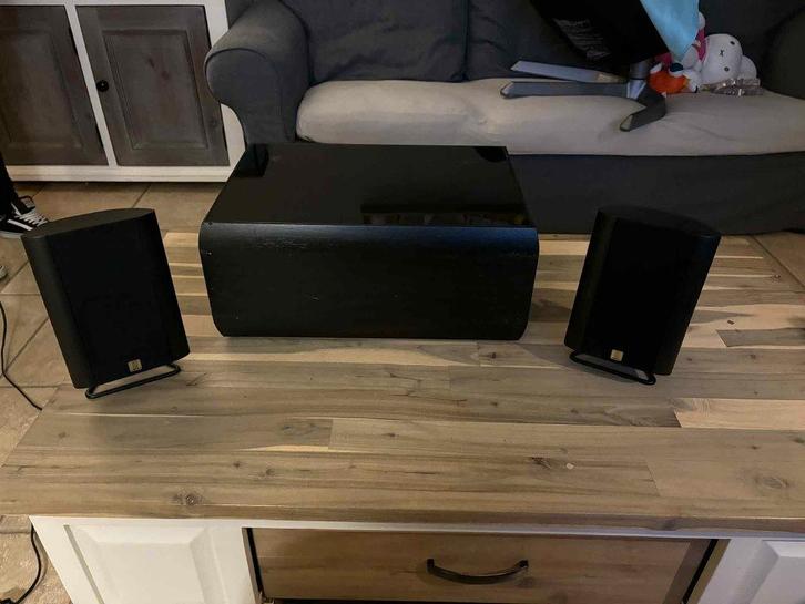 Jamo sat 300 speakers met woofer, Audio, Tv en Foto, Luidsprekers, Gebruikt, Overige typen, 60 tot 120 watt, Jamo, Ophalen of Verzenden