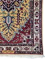 Handgeknoopt Perzisch wol tapijt loper Heriz oker 77x357cm, 200 cm of meer, 50 tot 100 cm, Perzisch vintage oosters hype, Overige kleuren
