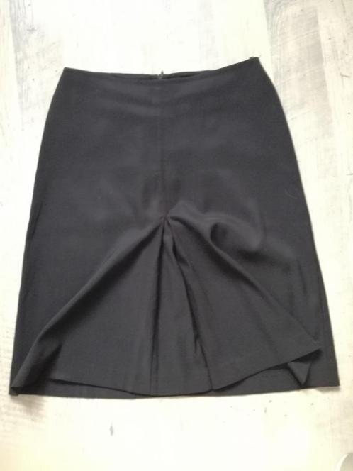rok,kokerrok,zwart,maat 40,zgan,feest,office,split,basic, Kleding | Dames, Rokken, Zo goed als nieuw, Maat 38/40 (M), Zwart, Knielengte