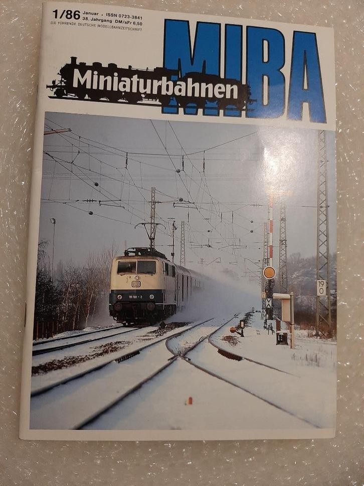MIBA Miniaturbahnen (Duits) 1981 - 1986, Hobby en Vrije tijd, Modeltreinen | H0, Zo goed als nieuw, Boek, Tijdschrift of Catalogus